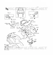 CARENAGE pour Kawasaki ZZR600 1997