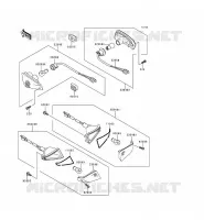 CLIGNOTANTS pour Kawasaki ZZR600 1997