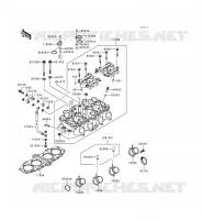 CULASSE pour Kawasaki ZZR600 1997