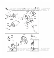 D&Eacute;MARREUR pour Kawasaki ZZR600 1997