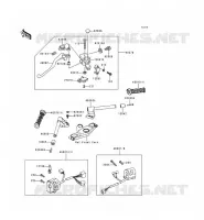 GUIDON pour Kawasaki ZZR600 1997