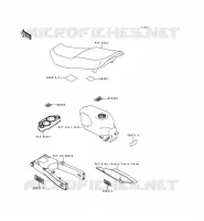 LABEL pour Kawasaki ZZR600 1997