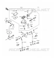 MAITRE CYLINDRE AV pour Kawasaki ZZR600 1997