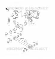 PEDALE DE FREIN/TORQUE LINK pour Kawasaki ZZR600 1997