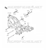 PIECE DE CADRE (COUVERTURE) pour Kawasaki ZZR600 1997