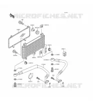 RADIATEUR D'HUILE pour Kawasaki ZZR600 1997