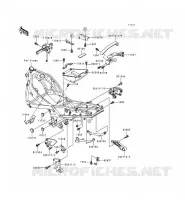 SUPPORT BATTERIE pour Kawasaki ZZR600 1997