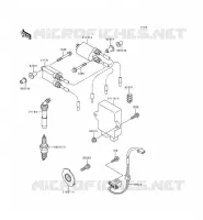 SYSTEME D&acute;ALLUMAGE pour Kawasaki ZZR600 1997