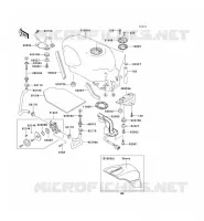 RESERVOIR CARBURANT pour Kawasaki ZZR600 2006