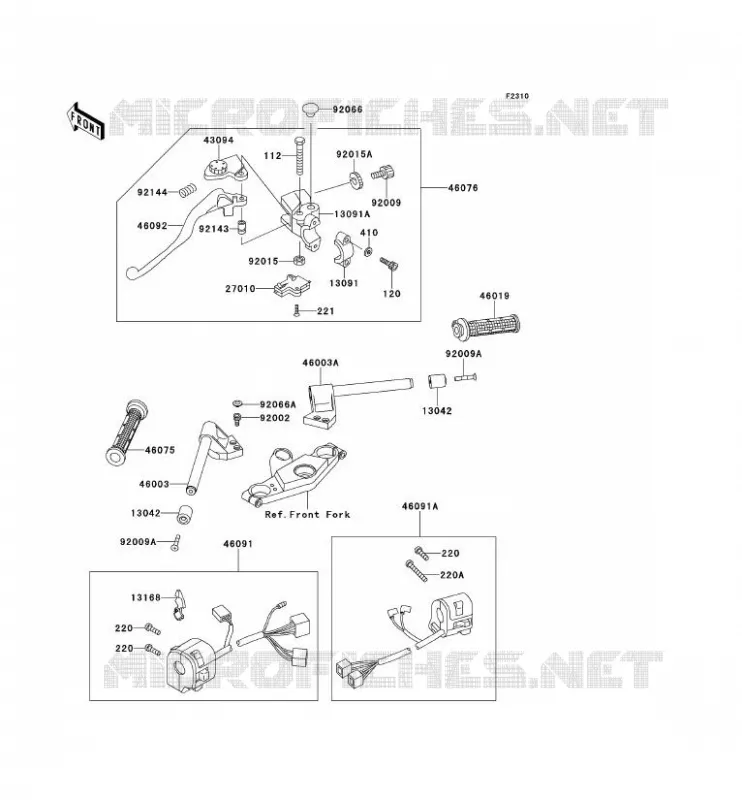 GUIDON Kawasaki MOTOS 600 2001 ZZR600  ZX600-E9