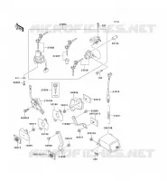 CONTACTEUR SERRURE/R&Eacute;FLECTEUR pour Kawasaki NINJA ZX-6R 1996