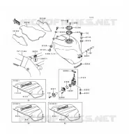 RESERVOIR CARBURANT pour Kawasaki NINJA ZX-6R 1998