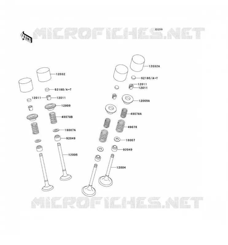 SOUPAPE Kawasaki MOTOS 600 2000 NINJA ZX-6R  ZX600-J1P