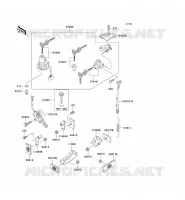 CONTACTEUR SERRURE/R&Eacute;FLECTEUR pour Kawasaki NINJA ZX-6R 2001