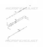 CABLES pour Kawasaki NINJA ZX-6R 2001