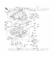 CARTER MOTEUR(S) pour Kawasaki NINJA ZX-6R 2001