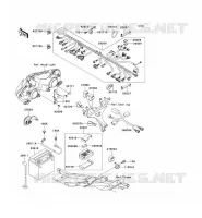 CHASSIS EQUIPMENT ELECTRIQUE pour Kawasaki NINJA ZX-6R 2001