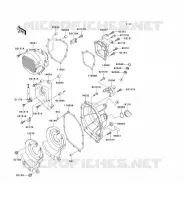 COUVERCLES MOTEUR pour Kawasaki NINJA ZX-6R 2001