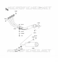 &Eacute;CHAPPEMENT pour Kawasaki NINJA ZX-6R 2001