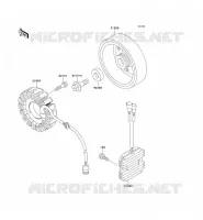G&Eacute;N&Eacute;RATEUR pour Kawasaki NINJA ZX-6R 2001