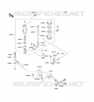 MAITRE CYLINDRE ARRI&Egrave;RE pour Kawasaki NINJA ZX-6R 2001