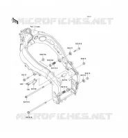 PIECE DE CADRE (COUVERTURE) pour Kawasaki NINJA ZX-6R 2001
