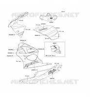 STICKER(YELLOW/BLACK) pour Kawasaki NINJA ZX-6R 2001
