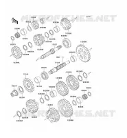 TRANSMISSION pour Kawasaki NINJA ZX-6R 2001