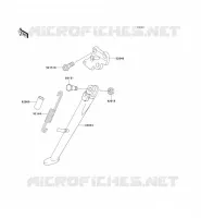 BEQUILLES pour Kawasaki NINJA ZX-6R 2001