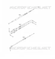 CABLES pour Kawasaki NINJA ZX-6R 2001