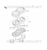 COMPTEURS pour Kawasaki NINJA ZX-6R 2001