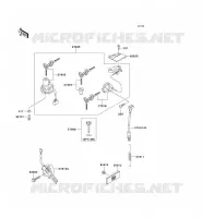 CONTACTEUR pour Kawasaki NINJA ZX-6R 2001