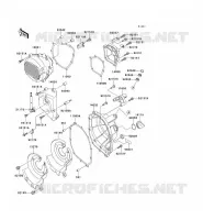 COUVERCLES MOTEUR pour Kawasaki NINJA ZX-6R 2001