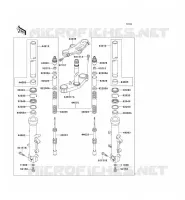 FOURCHE pour Kawasaki NINJA ZX-6R 2001