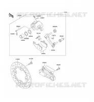 FREIN ARRIERE pour Kawasaki NINJA ZX-6R 2001