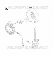 G&Eacute;N&Eacute;RATEUR pour Kawasaki NINJA ZX-6R 2001