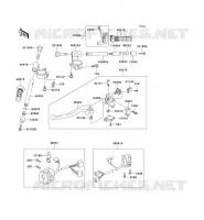 GUIDON pour Kawasaki NINJA ZX-6R 2001