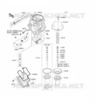 PI&Egrave;CES DE CARBURATEUR pour Kawasaki NINJA ZX-6R 2001