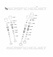 SOUPAPE pour Kawasaki NINJA ZX-6R 2001