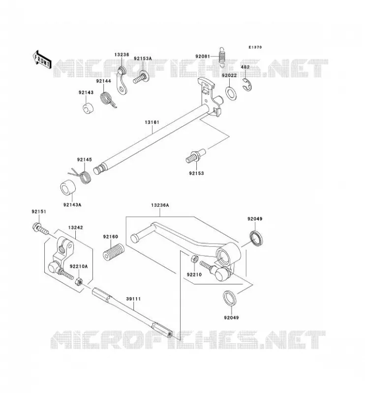 SELECTEUR Kawasaki MOTOS 600 2007 ZZR600  ZX600J7F