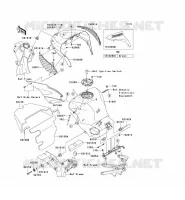 RESERVOIR CARBURANT pour Kawasaki NINJA ZX-6RR 2005