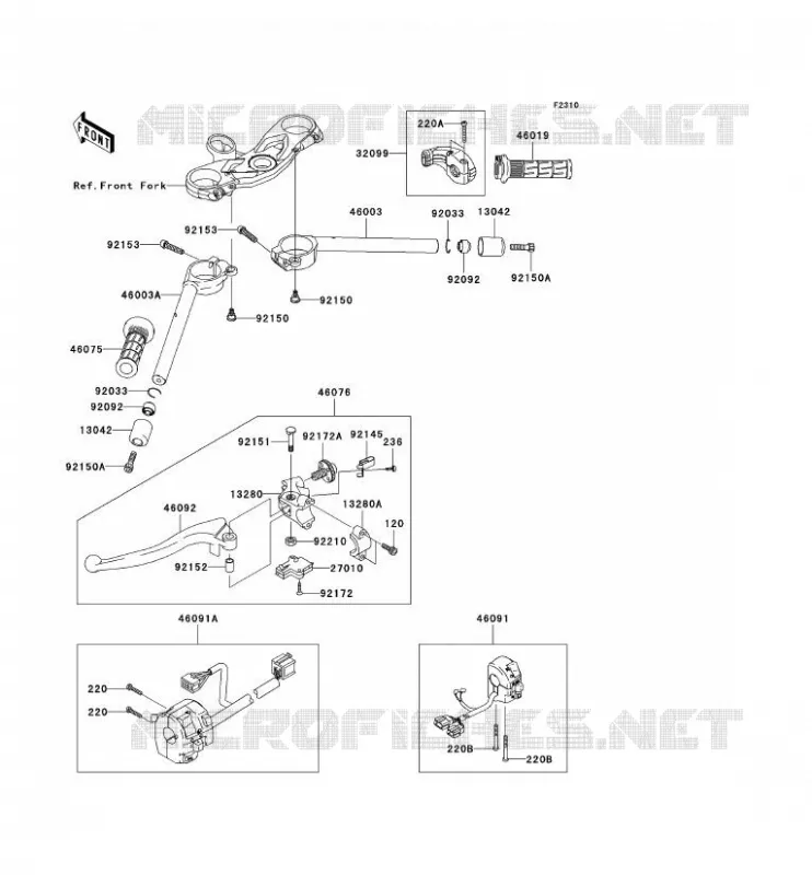 GUIDON Kawasaki MOTOS 600 2005 NINJA ZX-6RR  ZX600-N1