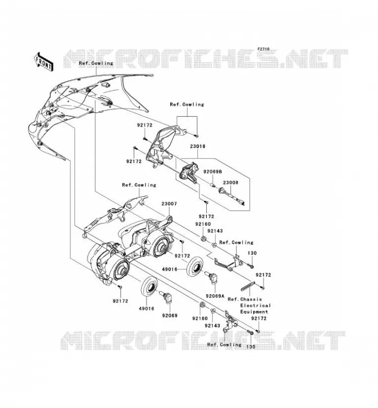OPTIQUE(S) Kawasaki MOTOS 600 2007 NINJA ZX-6R  ZX600P7F