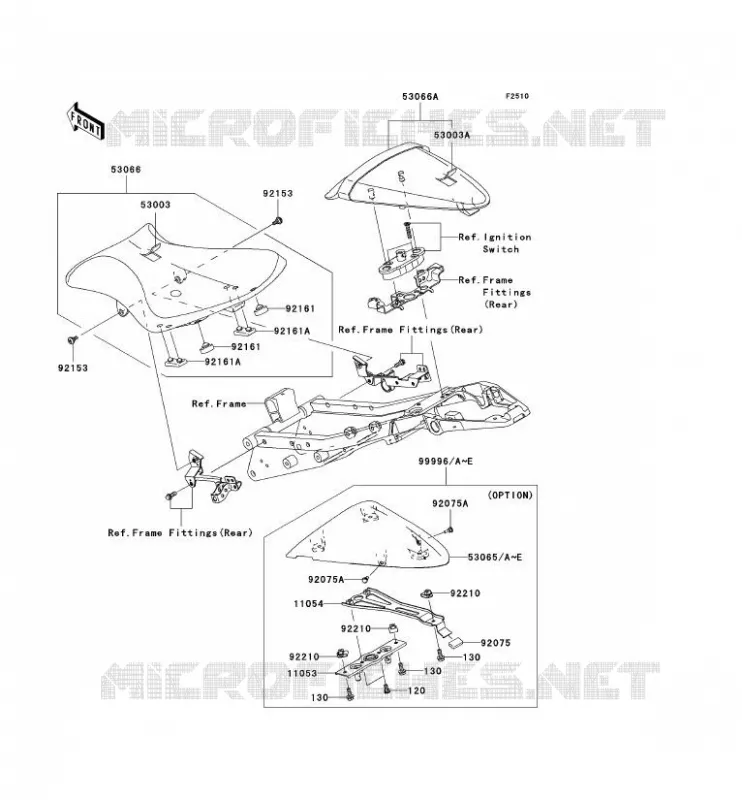 SELLE Kawasaki MOTOS 600 2007 NINJA ZX-6R  ZX600P7F