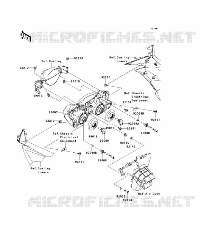 OPTIQUE(S) Kawasaki MOTOS 600 2012 NINJA ZX-6R  ZX600RCF