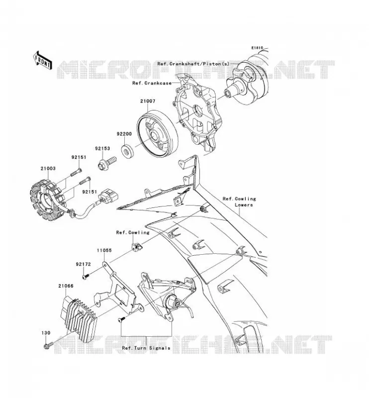 G&Eacute;N&Eacute;RATEUR Kawasaki MOTOS 600 2012 NINJA ZX-6R  ZX600RCF