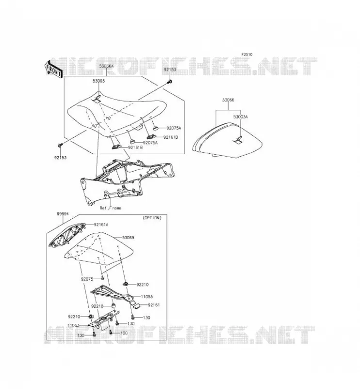 SELLE Kawasaki MOTOS 600 2014 NINJA ZX-6R  ZX600REF