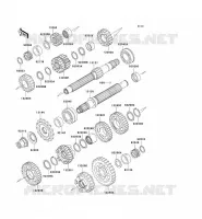 TRANSMISSION pour Kawasaki NINJA ZX-6R 2002