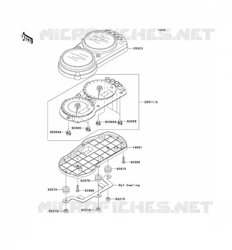 COMPTEURS Kawasaki MOTOS 636 2002 NINJA ZX-6R  ZX636-A1P