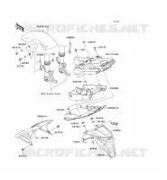 GARDE BOUE pour Kawasaki NINJA ZX-6R 2003